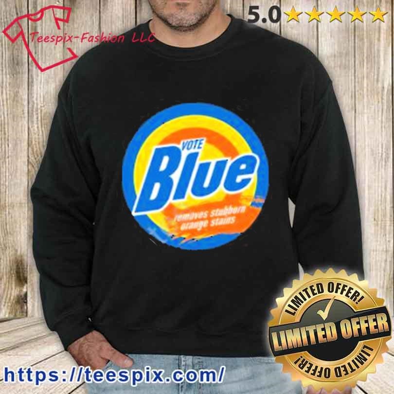 Official Jack Hopkins Vote Blue Removes Stubborn Orange Stains Shirt sweater.jpg