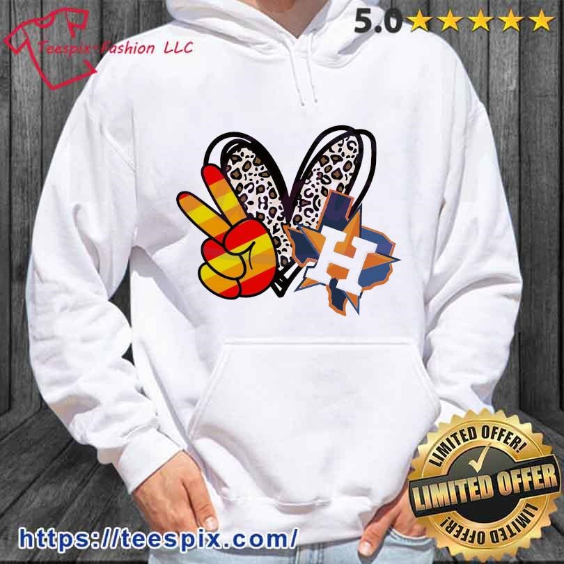 Peace Love Astros Houston Astros 2023 Shirt in 2023