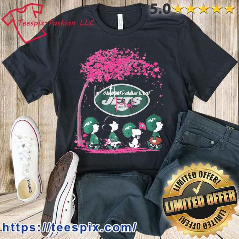 Girls Youth Pink New York Jets Fair Catch Dolman T-Shirt