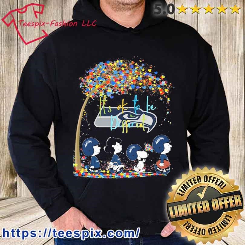 Snoopy The Peanuts Seattle Seahawks Christmas Shirt