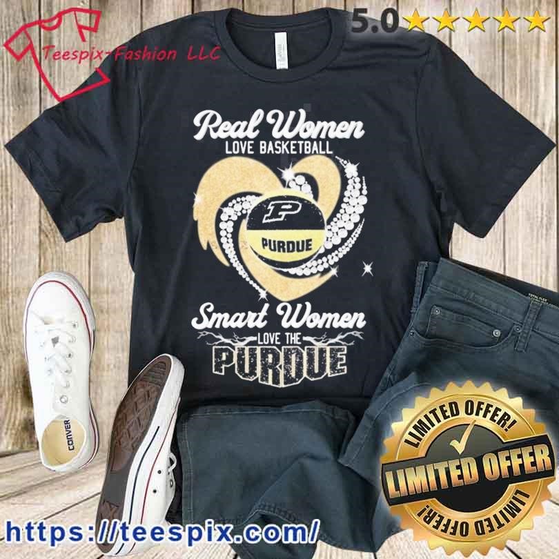 Real Women Love Football Smart Women love The Purdue Diamond T Shirt,  hoodie, sweater and long sleeve