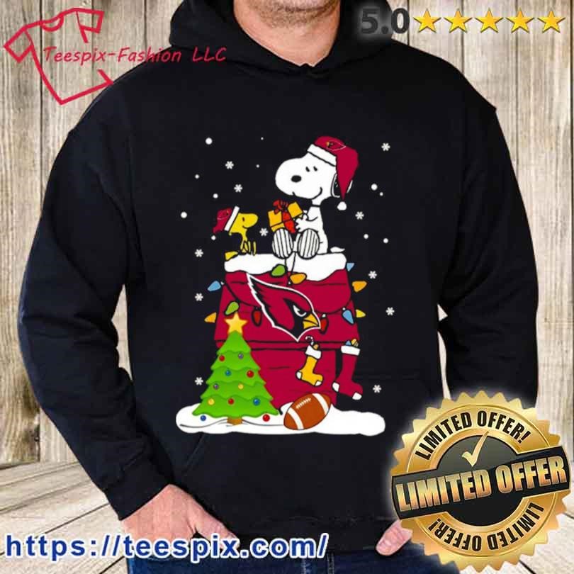 Official christmas Snoopy Arizona Cardinals Shirt, hoodie, sweater