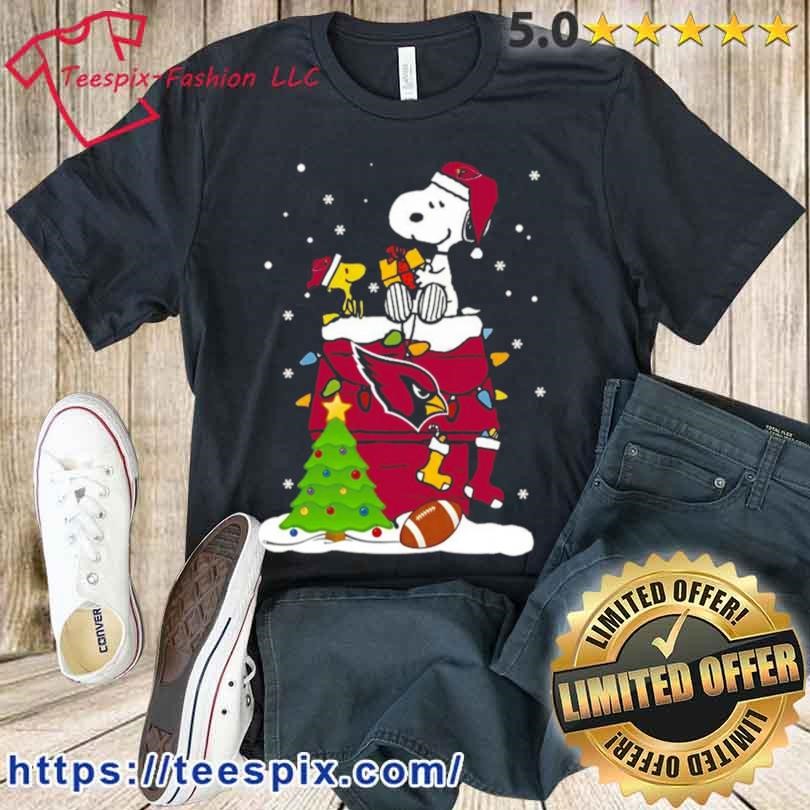 Christmas Snoopy Arizona Cardinals Shirt, hoodie, sweater and long sleeve