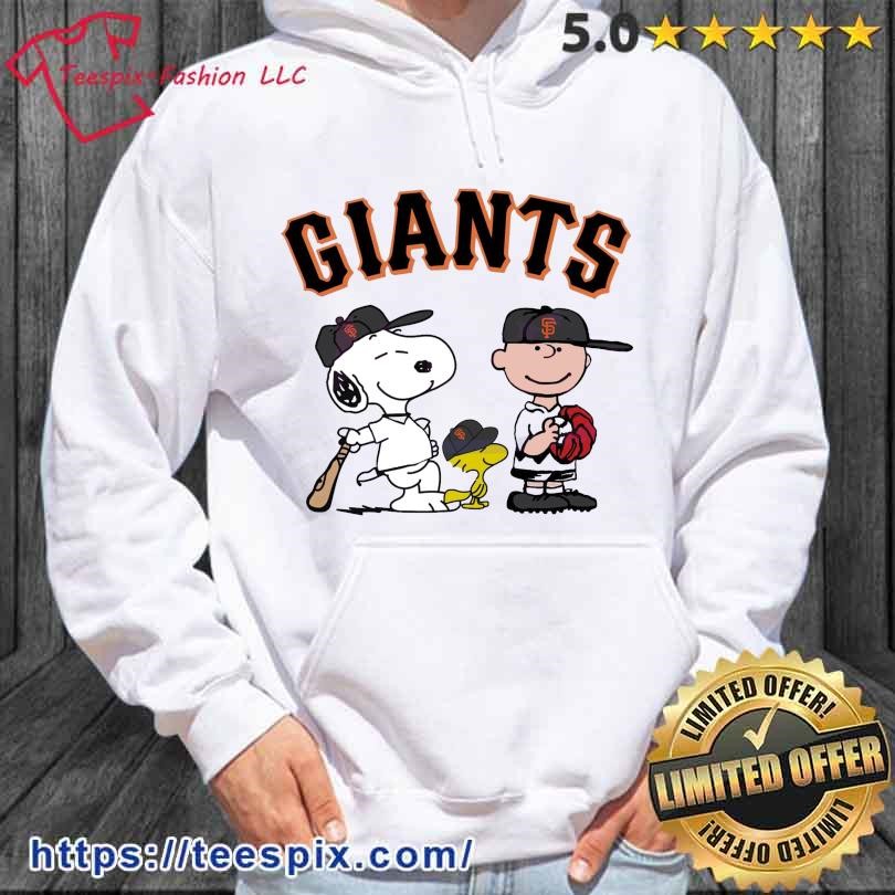 Snoopy Charlie Brown Giants Baseball MLB Shirt - Limotees