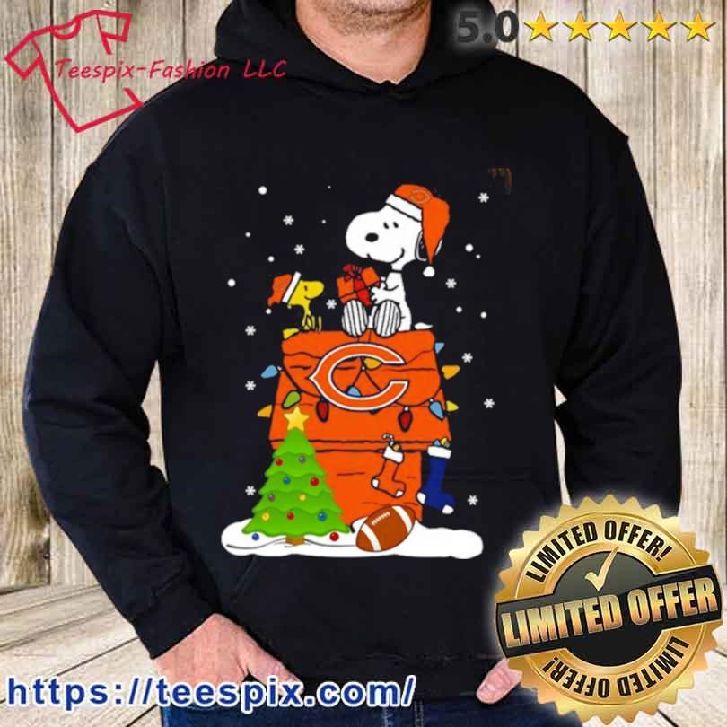 Snoopy Chicago Bears Christmas Shirt - Teespix - Store Fashion LLC