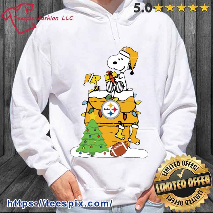 Snoopy Pittsburgh Steelers Christmas Shirt - Teespix - Store Fashion LLC