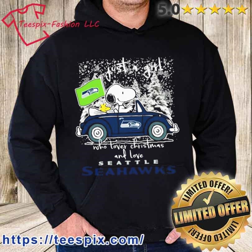 Snoopy The Peanuts Seattle Seahawks Christmas Sweater