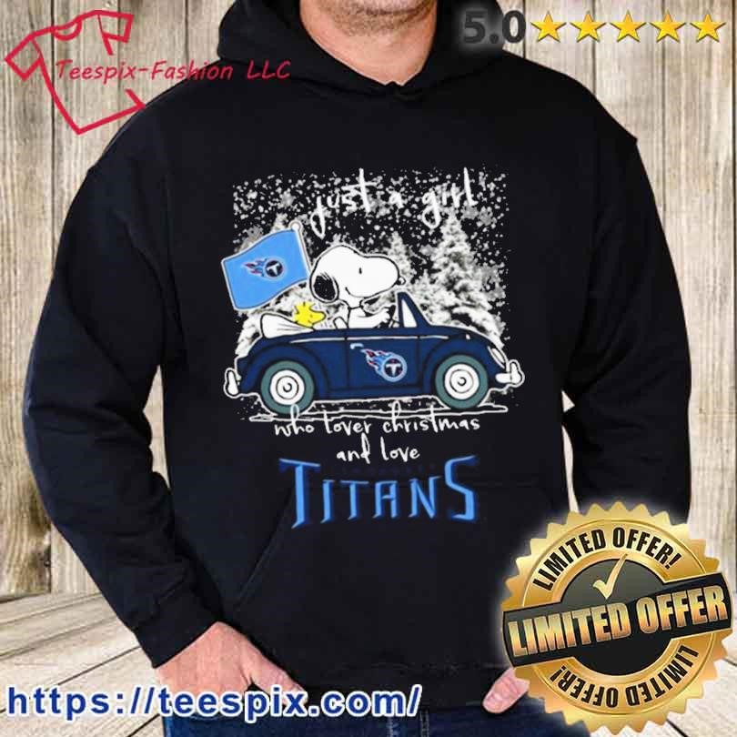 Christmas Snoopy Tennessee Titans Shirt, hoodie, sweater and long