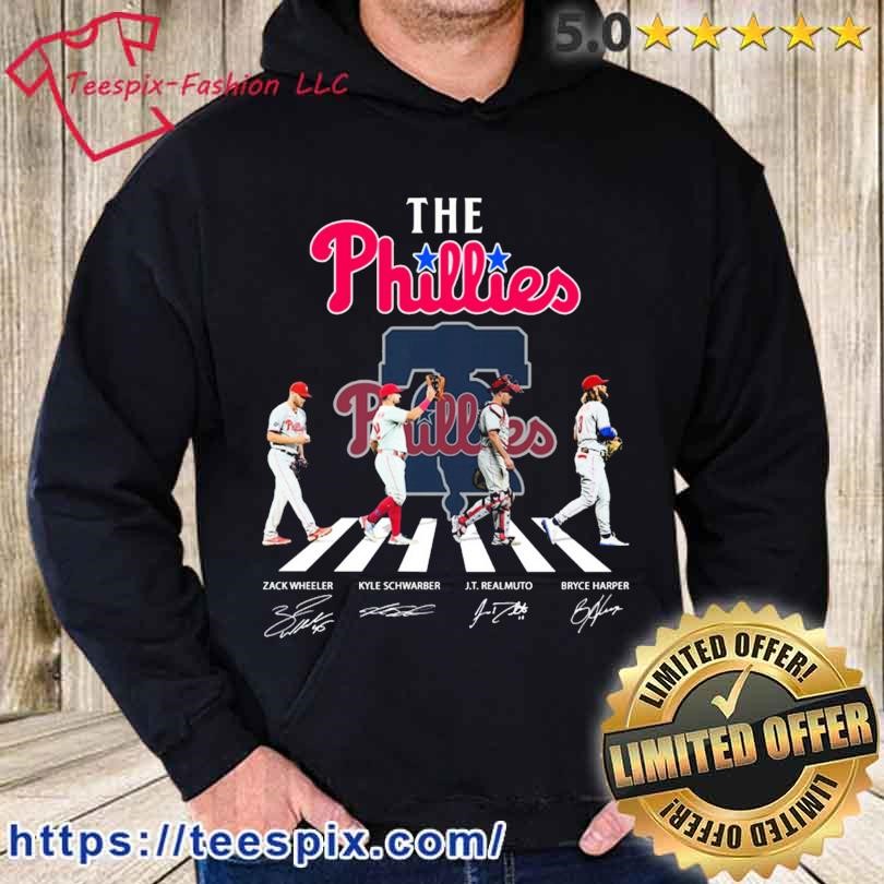 J. T. Realmuto Bryce Harper And Kyle Schwarber Philadelphia Phillies 2023  shirt, hoodie, longsleeve tee, sweater