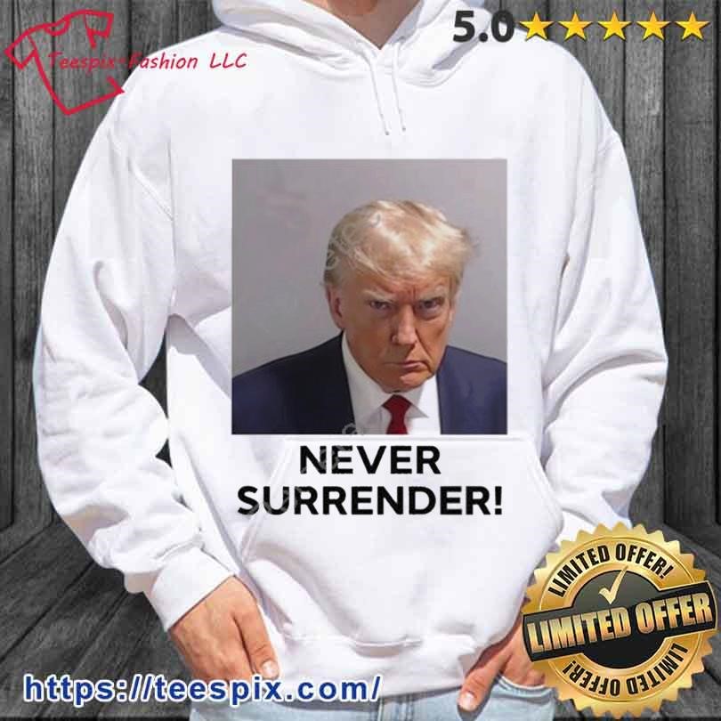  I Stand With Trump Never Surrender Support For Donald Trump Zip  Hoodie : Clothing, Shoes & Jewelry