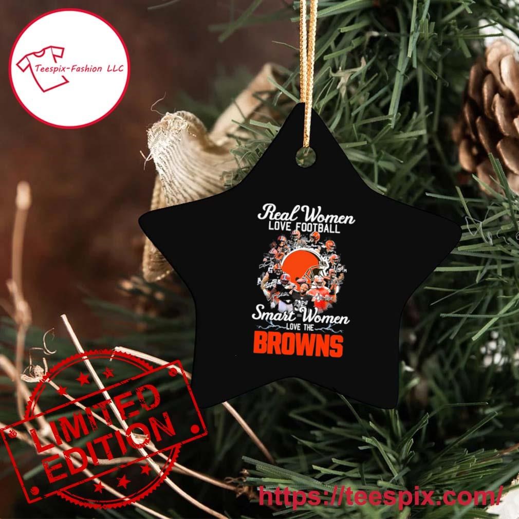 Real Women Love Football Smart Women Love The Cleveland Browns Signatures  Shirt, hoodie, sweater, long sleeve and tank top