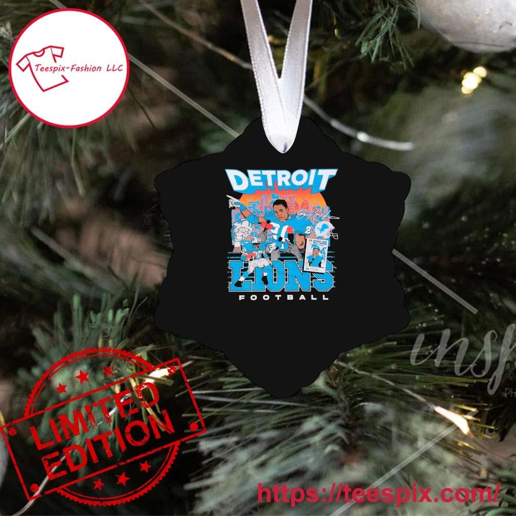 Detroit Lions Snowball Ornament