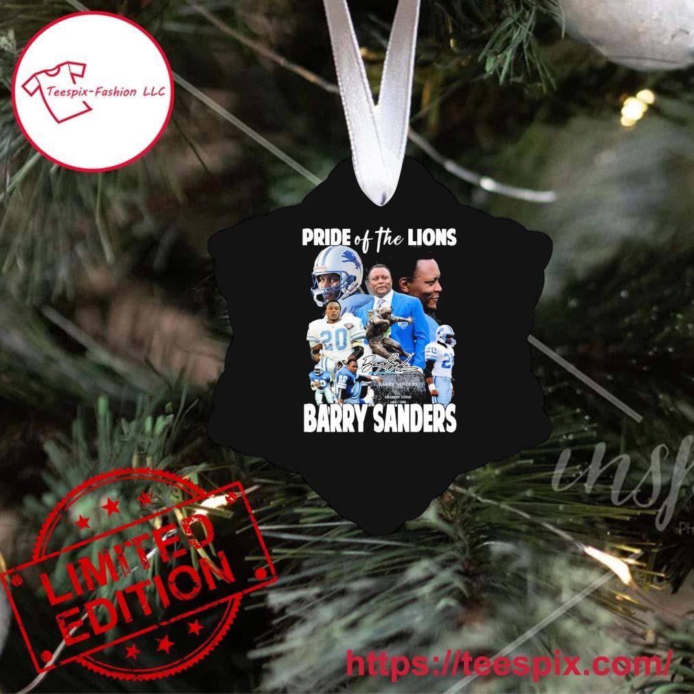 Barry Sanders Pride Of The Detroit Lions Signature Shirt, hoodie