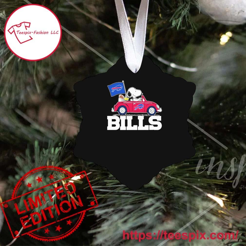 Official Buffalo Bills the Peanuts Snoopy and Woodstock on car T