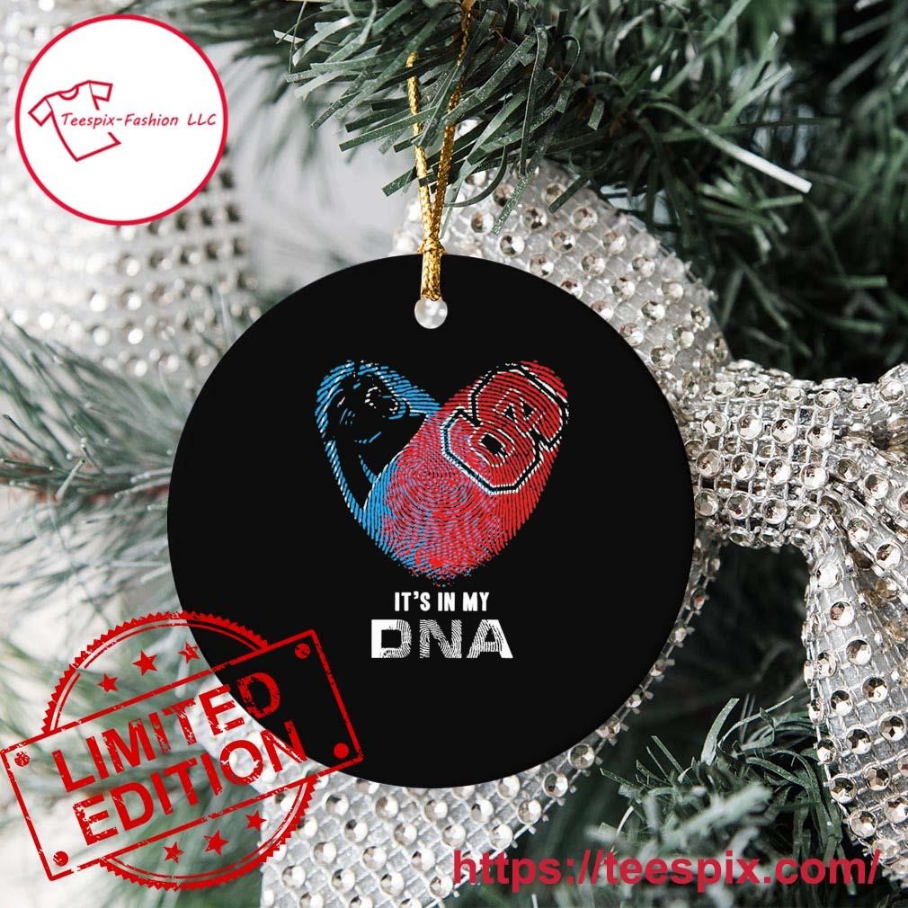 Carolina Panthers And Nc State Wolfpack It's In My DNA Ornament - Teespix -  Store Fashion LLC