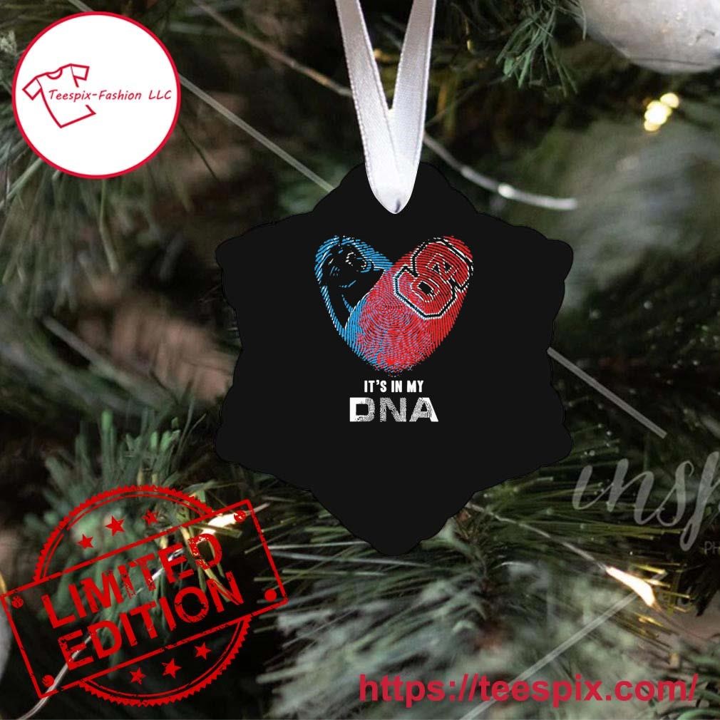 Carolina Panthers And Nc State Wolfpack It's In My DNA Ornament - Teespix -  Store Fashion LLC