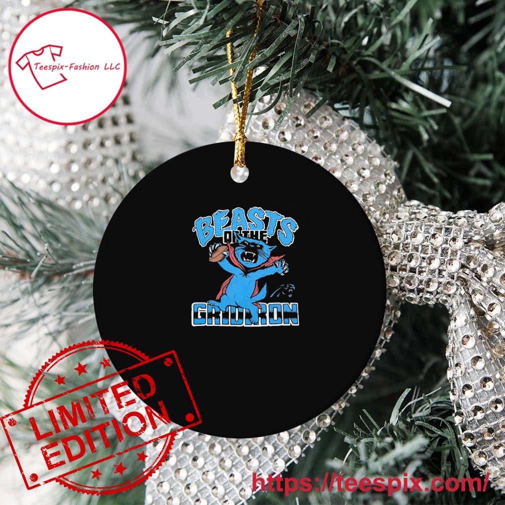 Carolina Panthers Beasts Of The Gridiron Ornament - Teespix - Store Fashion  LLC