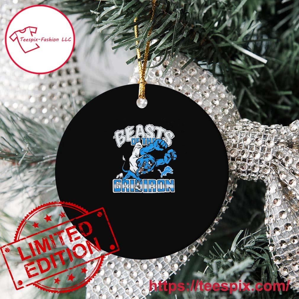 Detroit Lions State Ornament