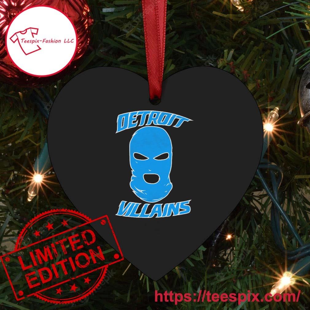 Detroit Villains Detroit Lions Ornament - Teespix - Store Fashion LLC