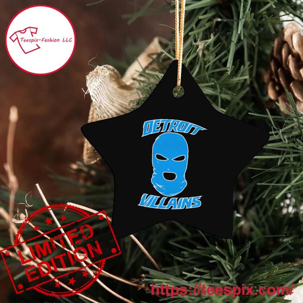 VILLAIN Detroit Lions Ornament - Teespix - Store Fashion LLC