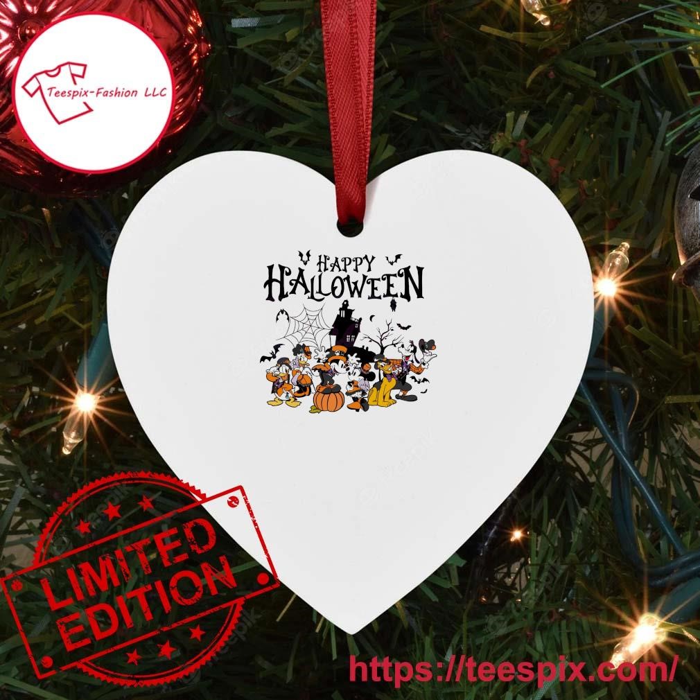 Disney Happy Halloween Mickey Minnie and Friends Ornament Heart.jpg