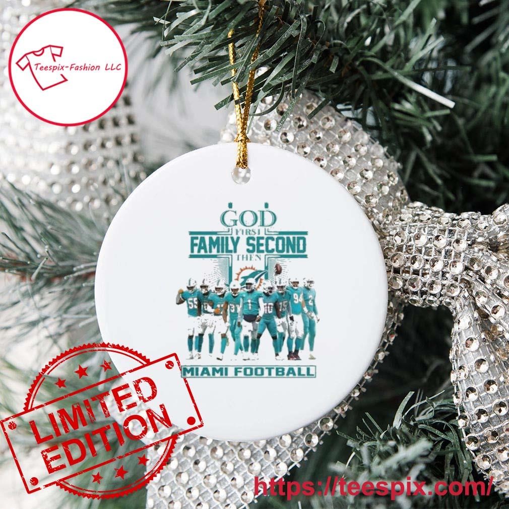 Miami Dolphins Two-Piece Ornament Set