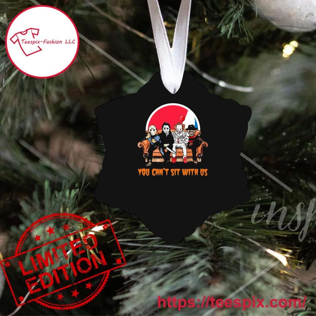 Buffalo Bills horror movies you can't sit with us Halloween ornament tree  Decoration