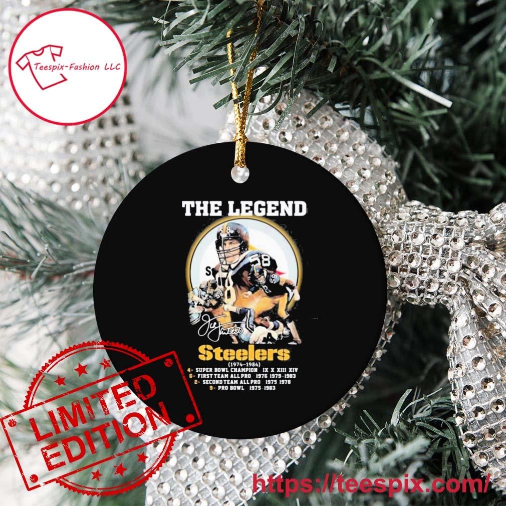 Jack Lambert The Legends Pittsburgh Steelers 1974 1984 Signature Ornament -  Teespix - Store Fashion LLC