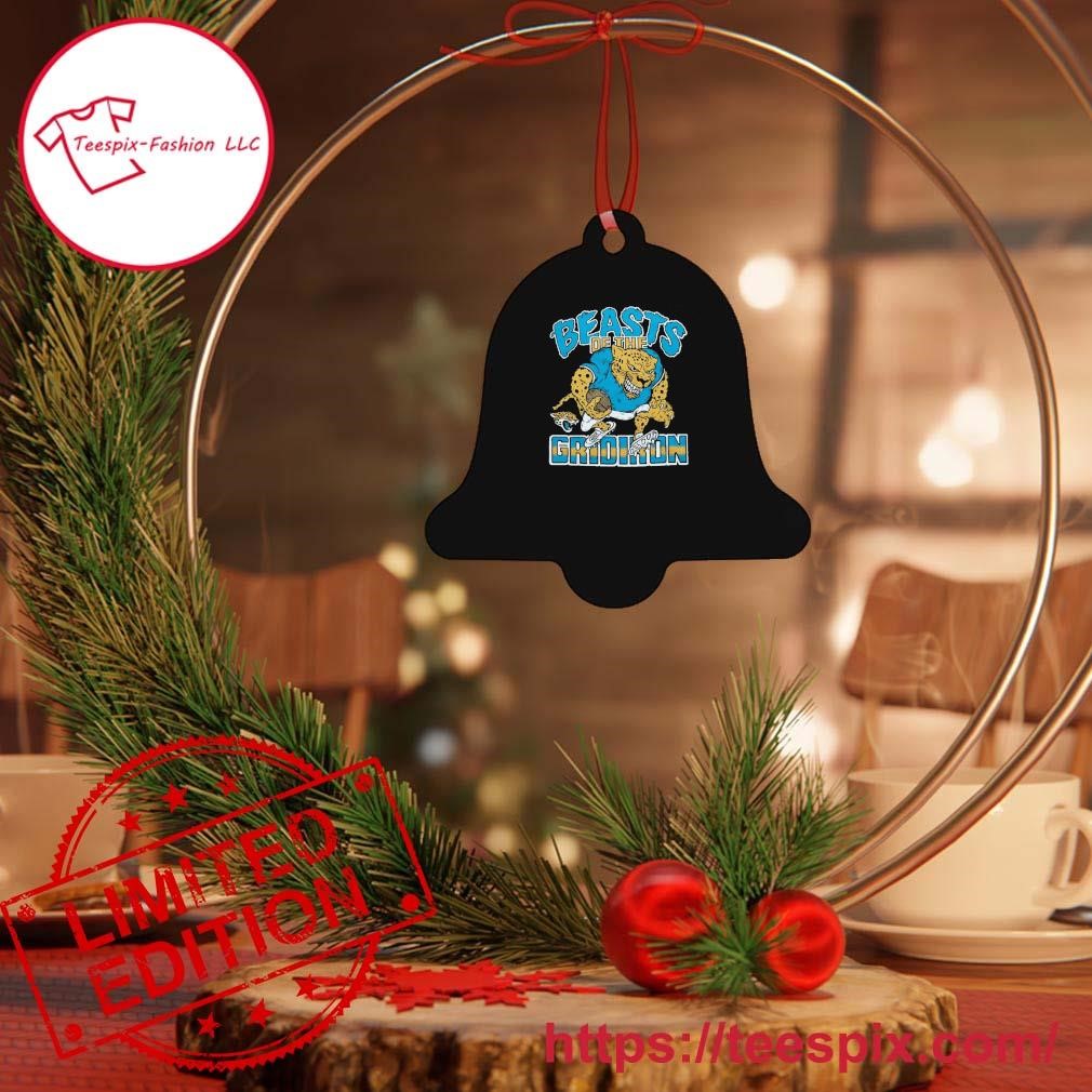 Jacksonville Jaguars Merry Christmas Circle Ornament