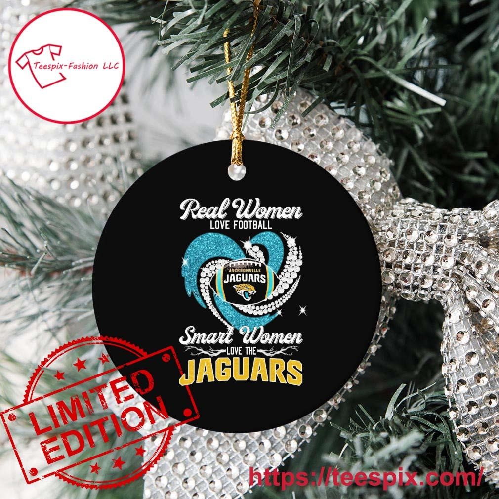 Real Women Love Football Smart Women Love The Jacksonville Jaguars T-Shirt