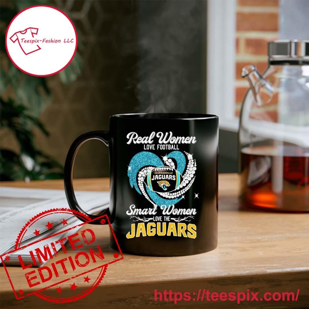 Real Women Love Football Smart Women Love The Jacksonville Jaguars T-Shirt