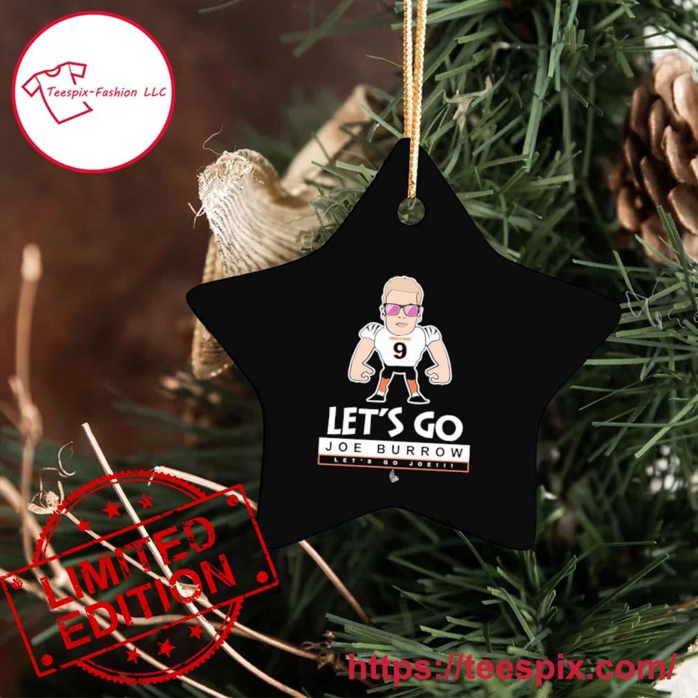 Joe Burrow Let's Go Joe Ornament - Teespix - Store Fashion LLC