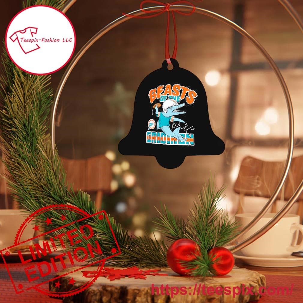 Miami Dolphins Beasts of the Gridiron Ornament - Teespix - Store Fashion LLC