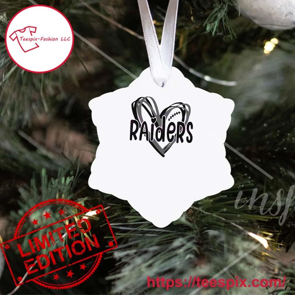 NFL Las Vegas Raiders Football Team Ornament - Teespix - Store Fashion LLC