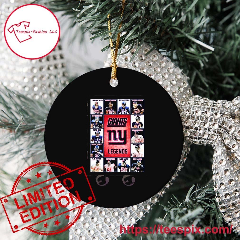 NFL New York Giants Legends Team Signatures Ornament - Teespix