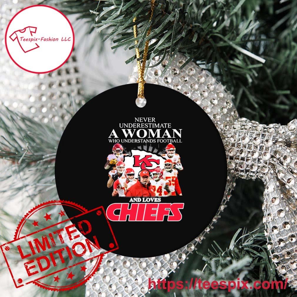 Football-Savvy Women Never Underestimate a Chiefs Fan Shirt