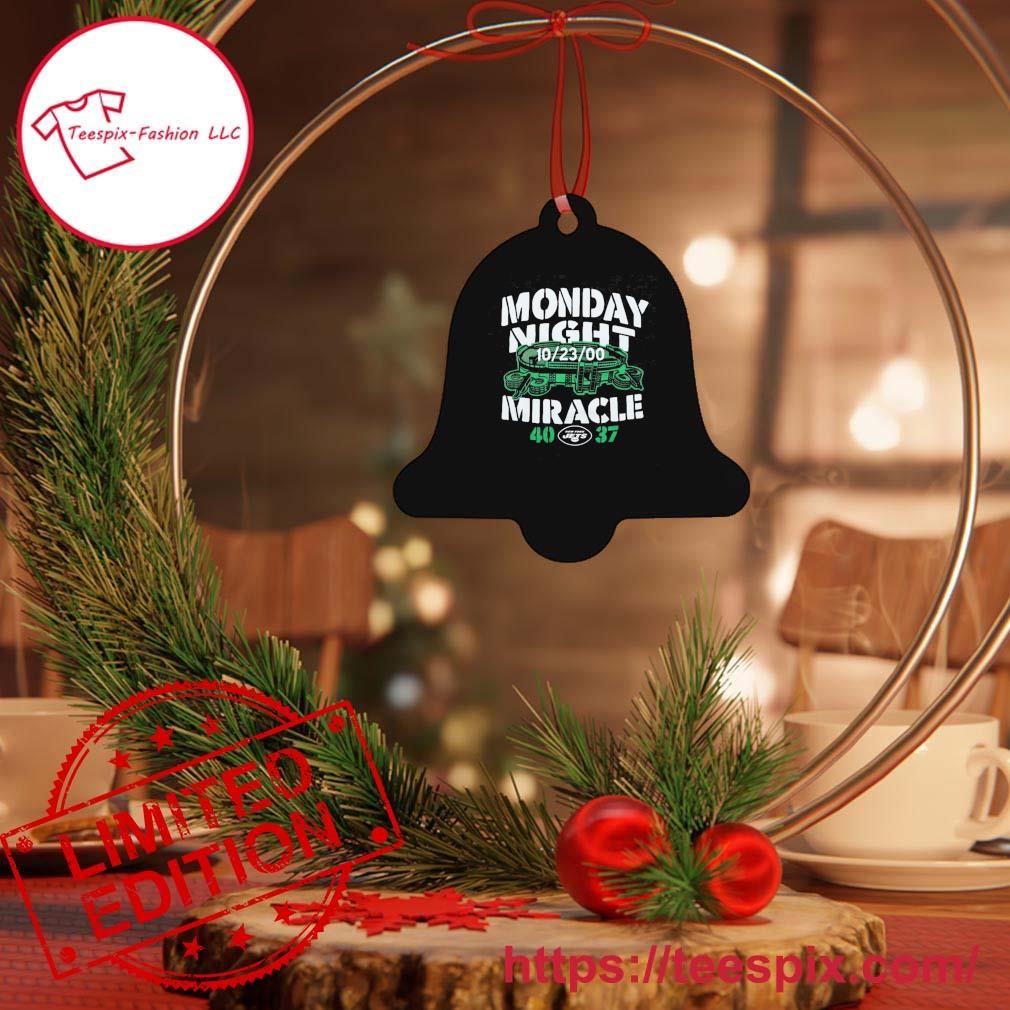 New York Jets Monday Night Miracle Ornament - Teespix - Store Fashion LLC