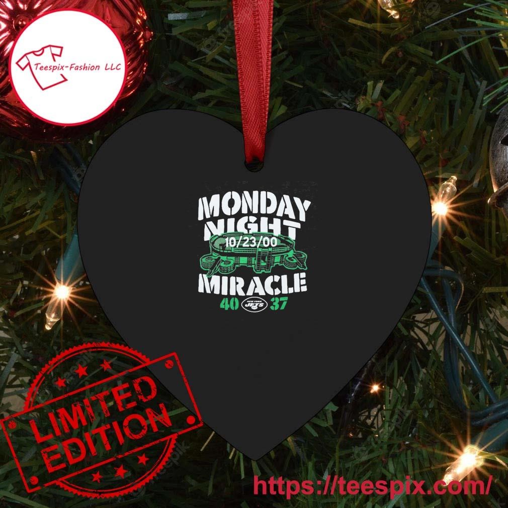 New York Jets Monday Night Miracle Ornament - Teespix - Store Fashion LLC