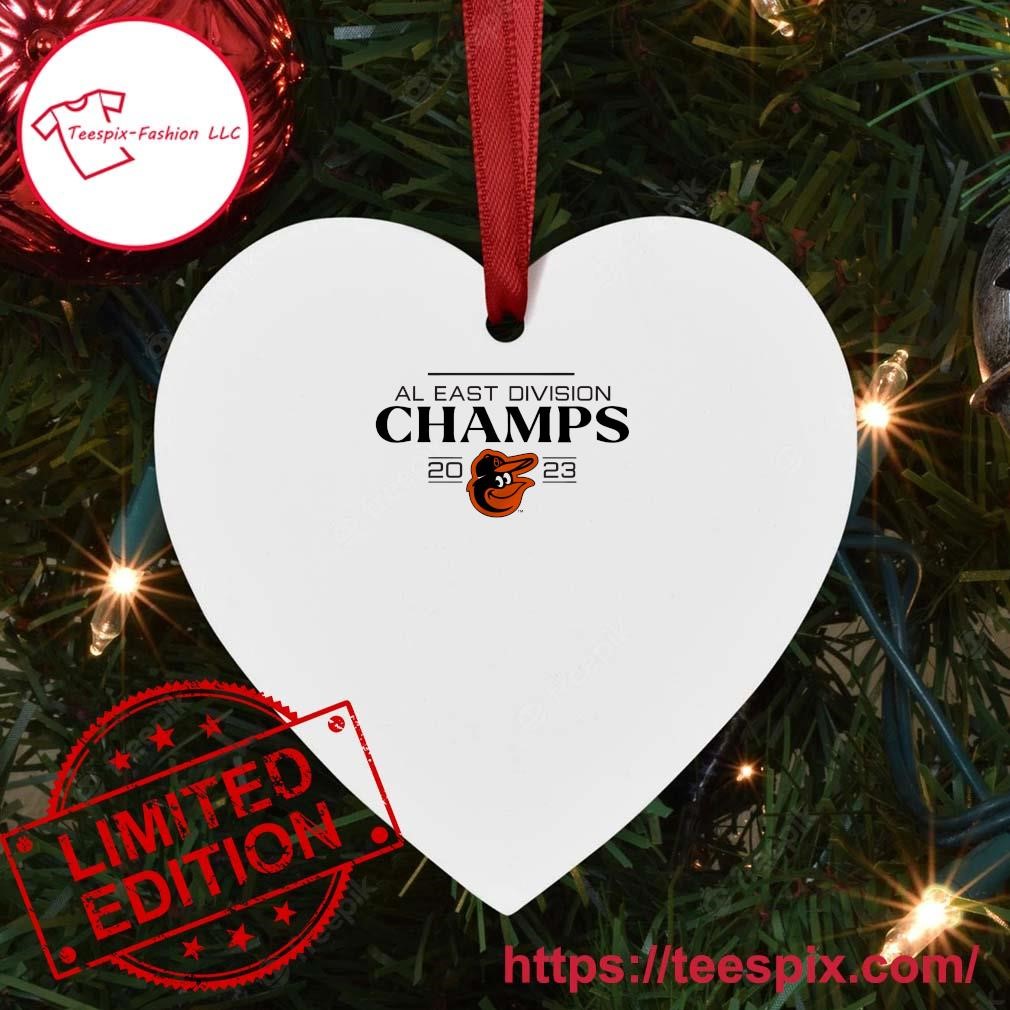 Orioles 2023 AL East Champions Ornament Heart.jpg