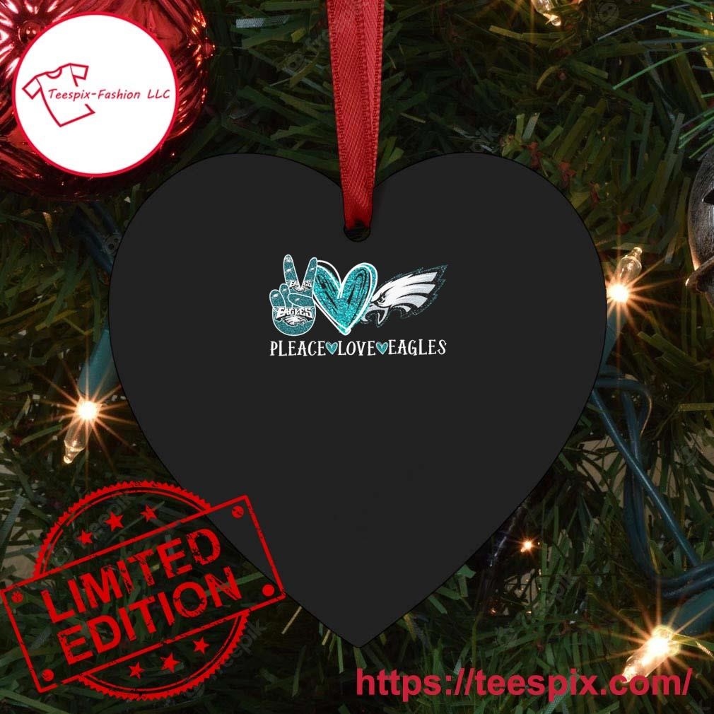 Philadelphia Eagles Love Ornament