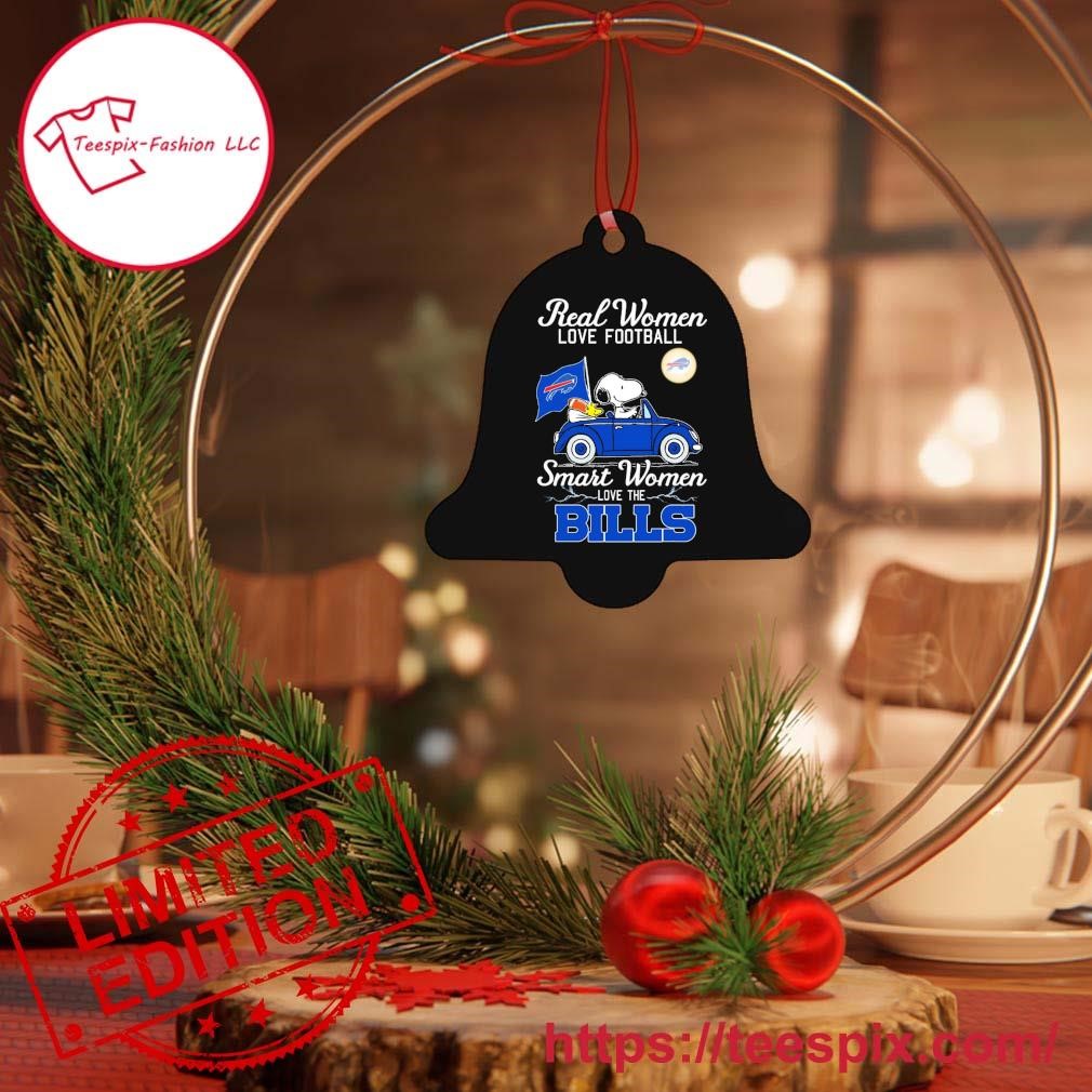 Snoopy And Woodstock Buffalo Bills Christmas NFL Christmas Ornaments –