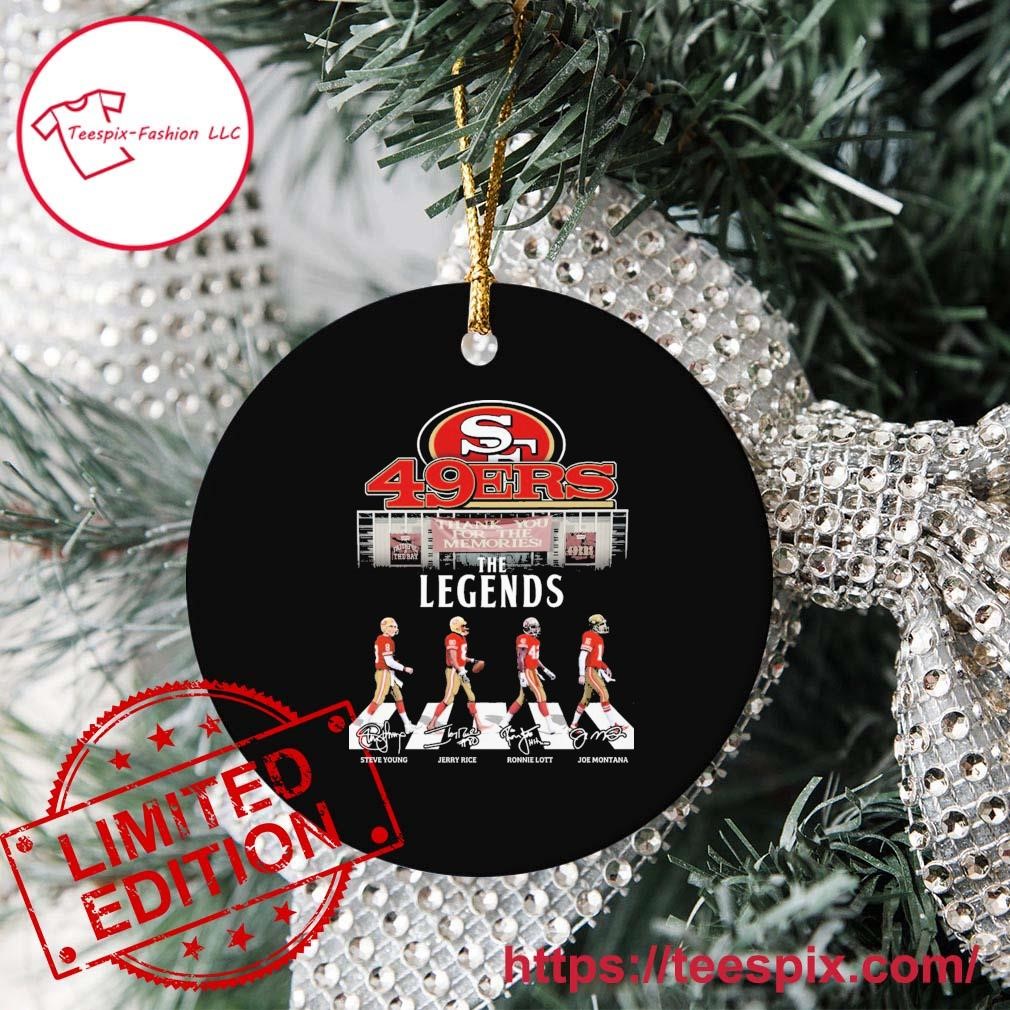 The Legends San Francisco 49ers Team Abbey Road Signatures Ornament -  Teespix - Store Fashion LLC