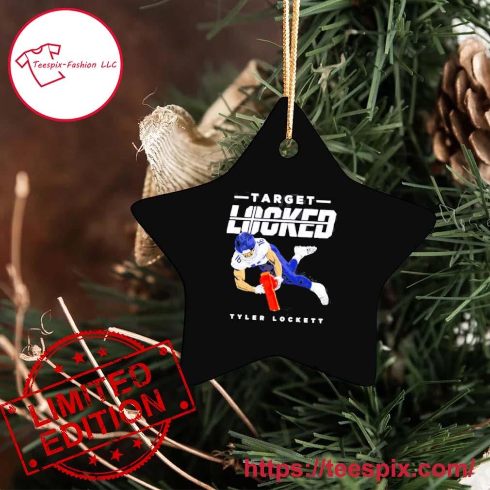 Tyler Lockett American football wide receiver Seattle Target Locked T-Shirt  - Guineashirt Premium ™ LLC