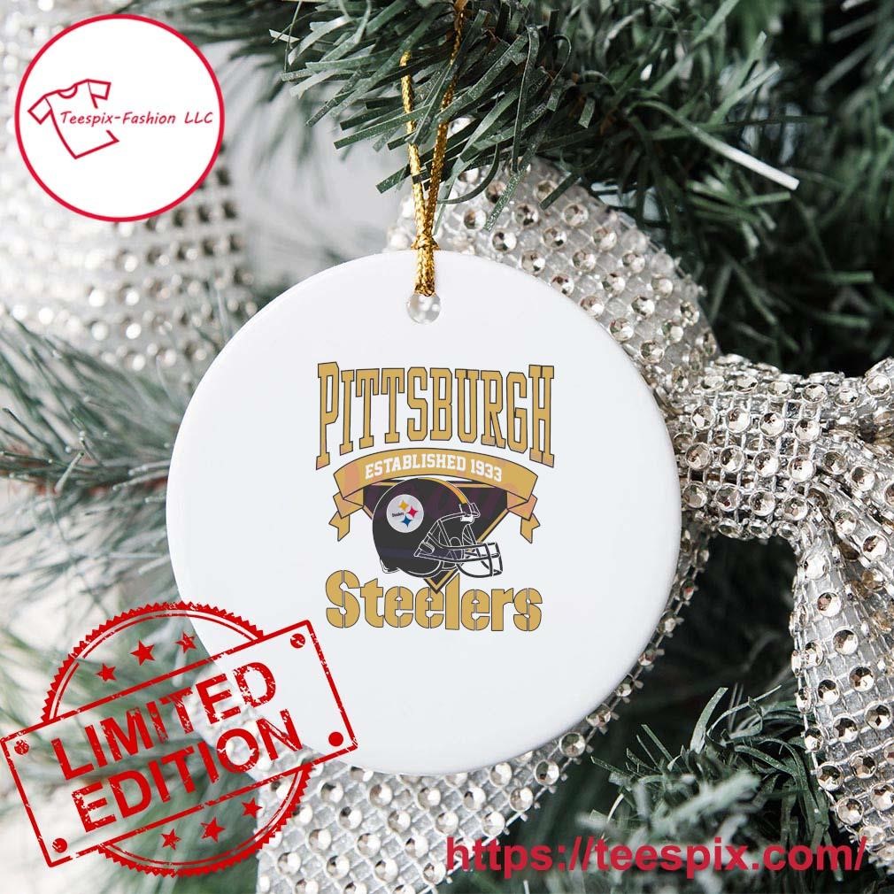 Vintage Pittsburgh Steelers Est 1933 Ornament - Teespix - Store