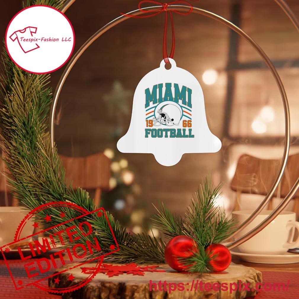 Miami Dolphins NFL Football Helmet Christmas Ornament 