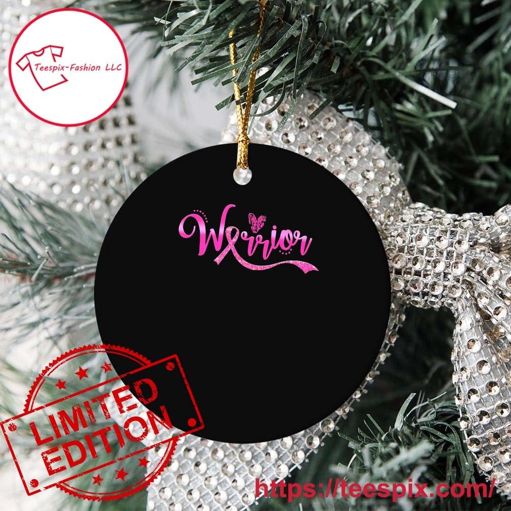 Personalized Breast Cancer Survivor Ribbon Ornaments