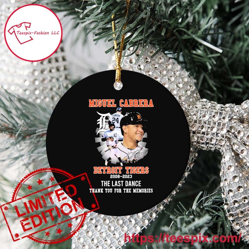 Miguel Cabrera Detroit Tigers 2008 2023 The Last Dance Thank You