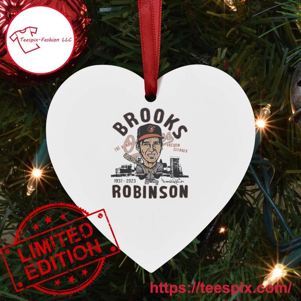 Rip Brooks Robinson The Human Vacuum Cleaner Signature Ornament