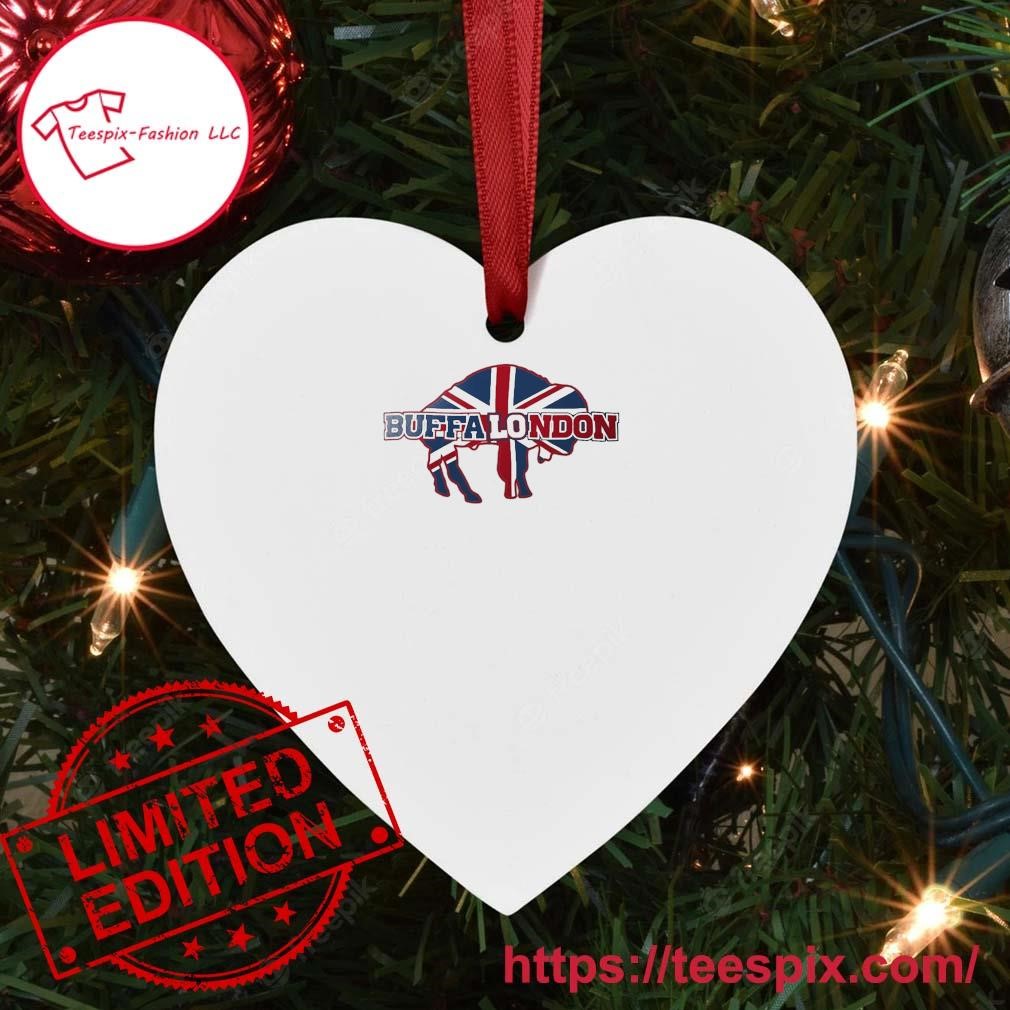 Buffalo Bills NFL Fans Christmas Ornament Custom Name