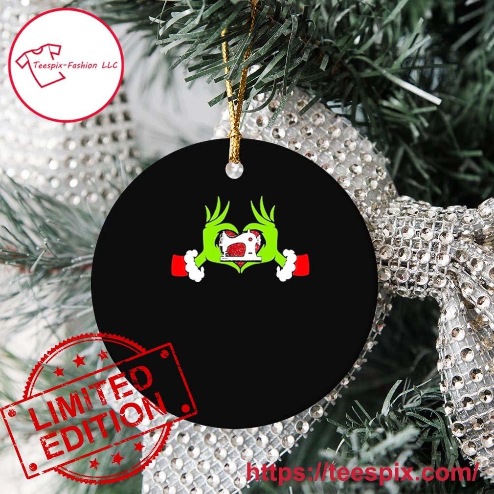 Grinch Sewing Machine Ornament Custom Name Teespix Store Fashion LLC